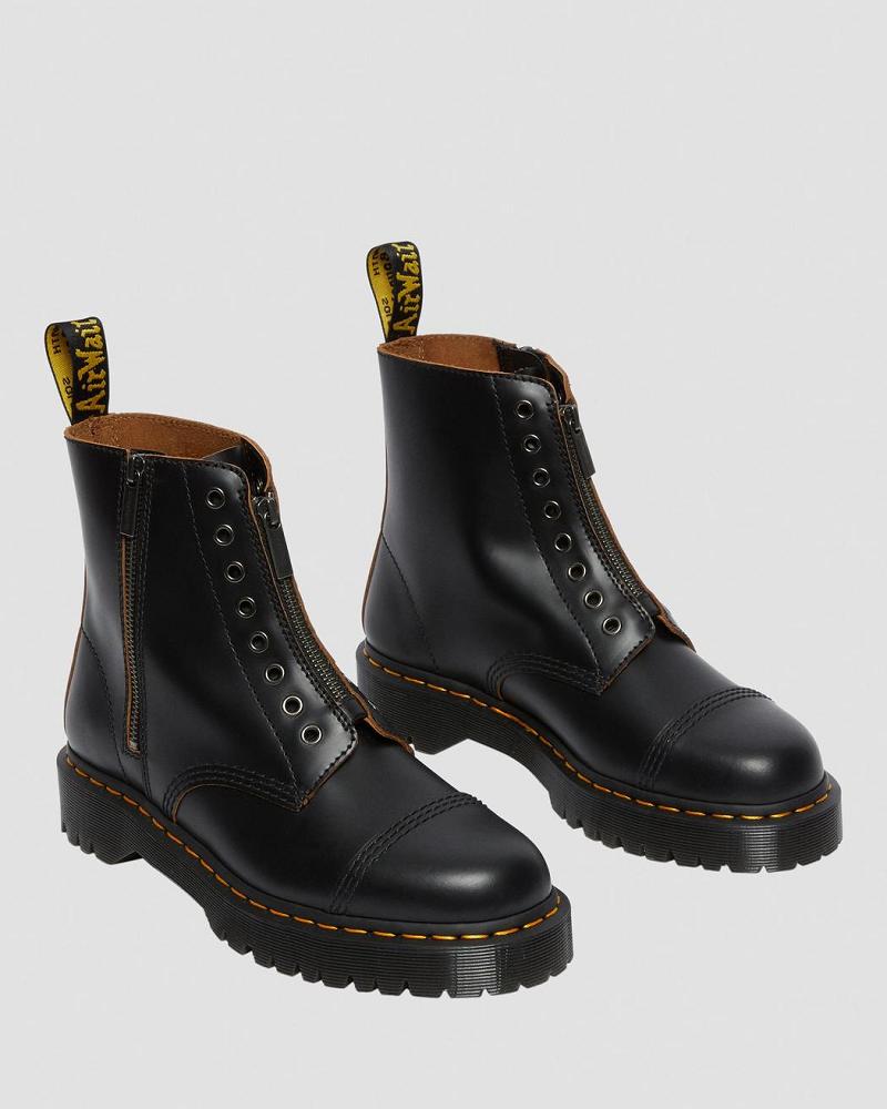 Botines Dr Martens 1460 Laceless Bex Cuero Hombre Negros | MX 385KOR